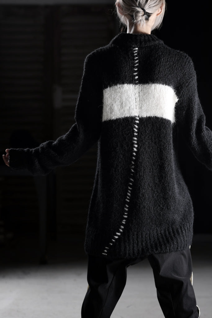 thom/krom MOCK NECK KNIT PULLOVER / ALPACA WOOL