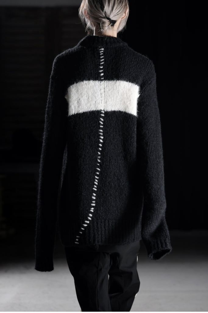 thom/krom MOCK NECK KNIT PULLOVER / ALPACA WOOL