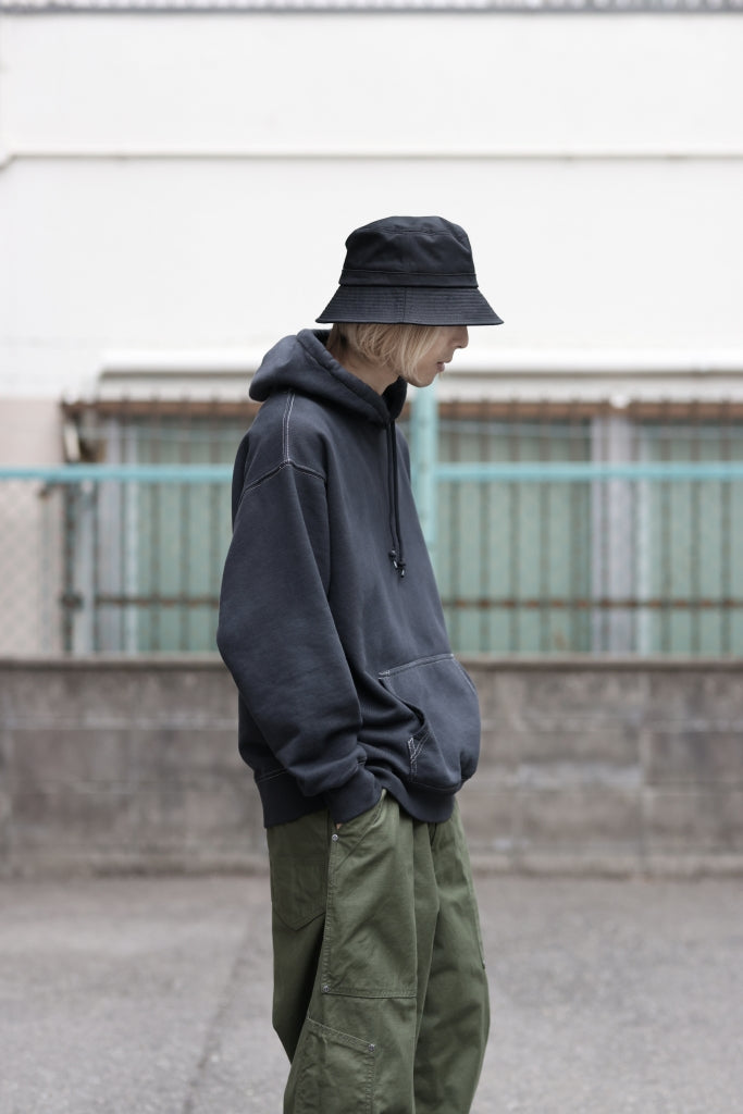 DEFORMATER.® THREE PROCESSING SWEAT HOODIE - DYED/BIO/FROST EFFECT