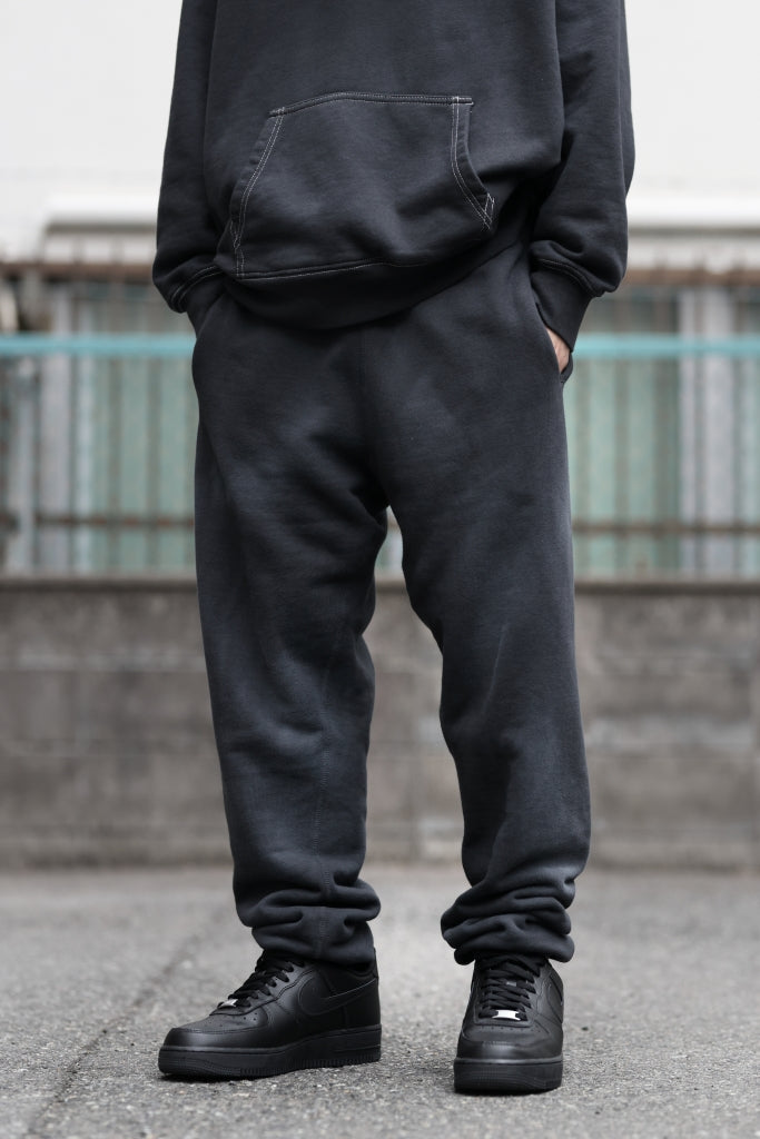 DEFORMATER.® THREE PROCESSING SWEAT JOGGER PANT - DYED/BIO/FROST EFFECT