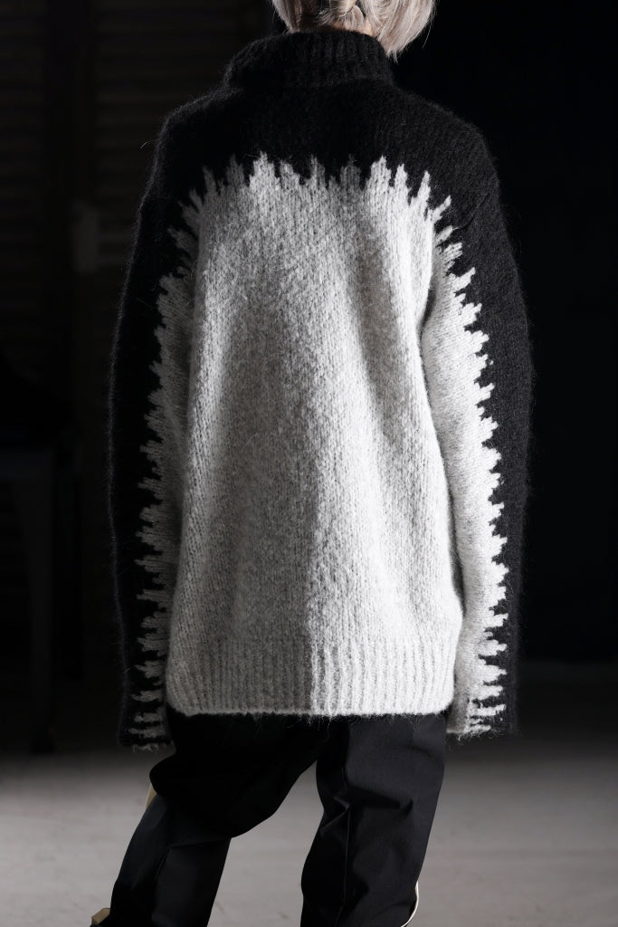 thom/krom MOCK NECK KNIT PULLOVER / ALPACA WOOL