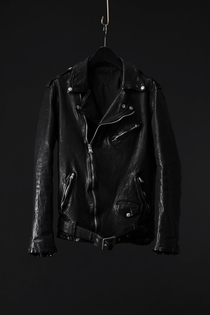 ISAMU KATAYAMA BACKLASH DOUBLE BREASTED JACKET / DOUBLE-SHOULDER OBJECT DYED