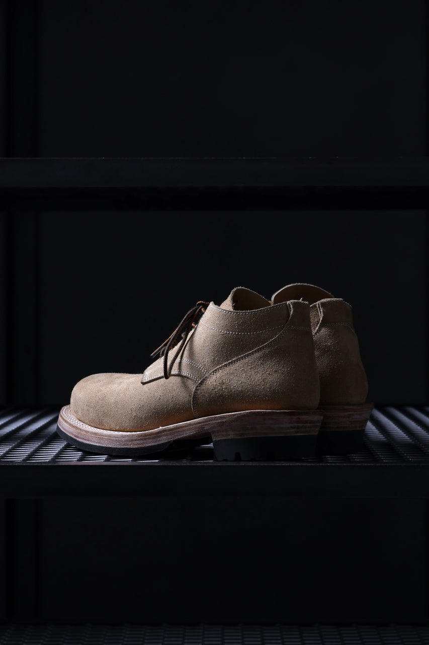 Portaille x LOOM exclusive DOUBLE STITCHED WELT WORKING DERBY / BOX CALF SUEDE