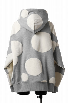 A.F ARTEFACT POLKA PATTERN SWEAT HOODIE