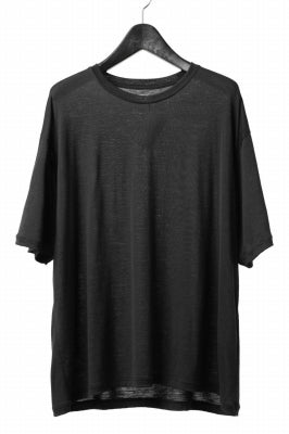 CAPERTICA OVERSIZED S/S TEE / SUPER 120s WASHABLE WOOL JERSEY