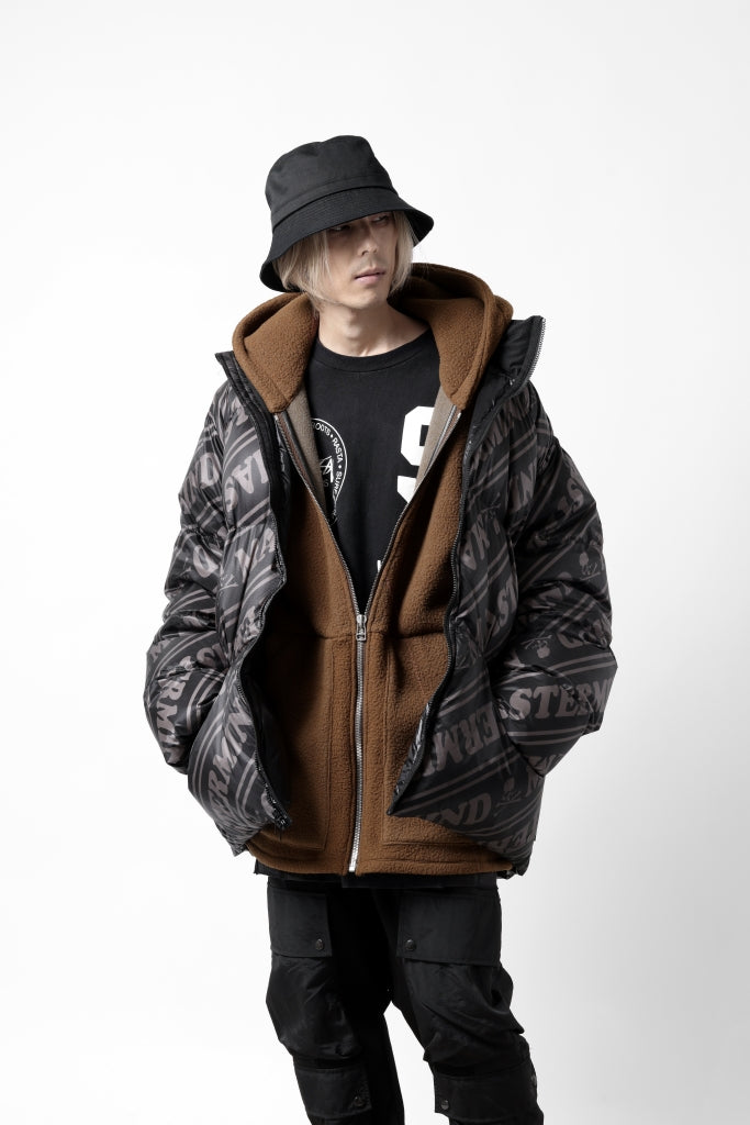 A.F ARTEFACT SHERPA ZIP HOODED JACKET 