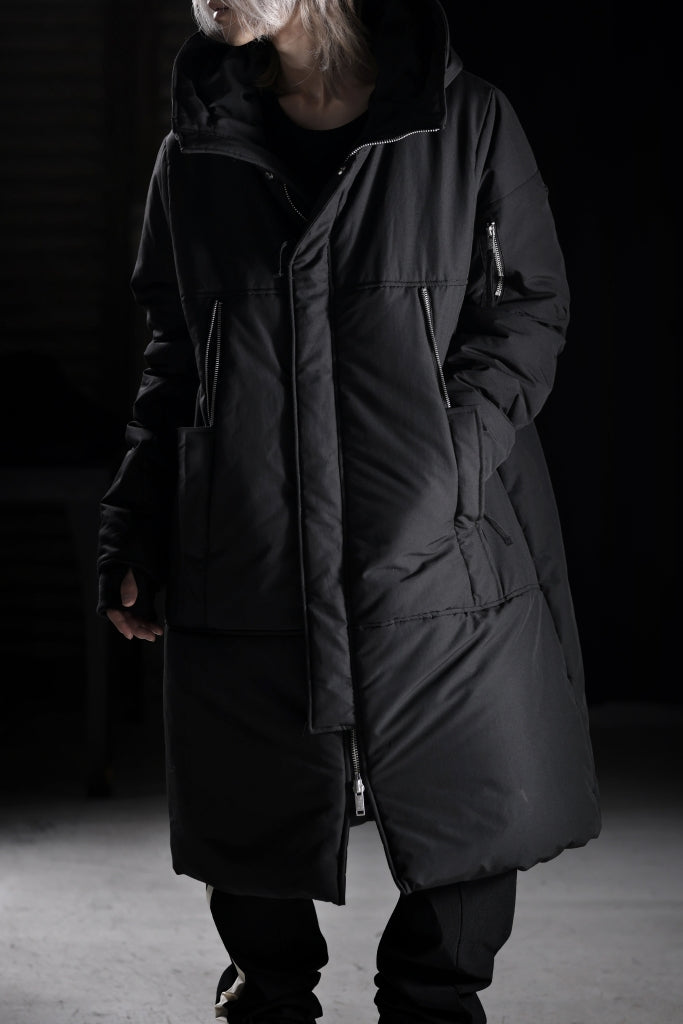 thom/krom HOODIE ZIP BOMBER COAT / WARM PADDED