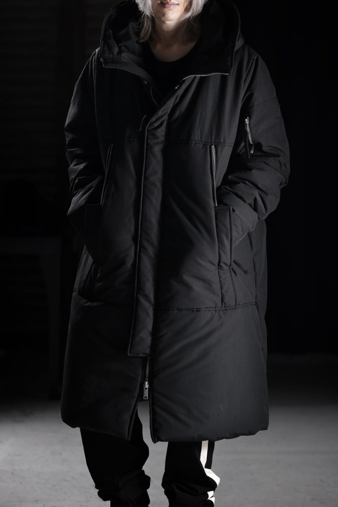 thom/krom HOODIE ZIP BOMBER COAT / WARM PADDED