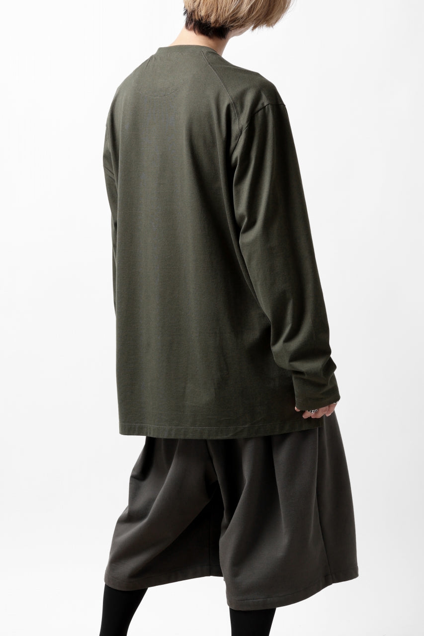 Y-3 Yohji Yamamoto HENLEY NECK LS TOPS / BCI JERSEY