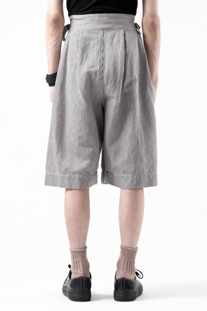 sus-sous gurkha short trousers / Herringbone Hickory