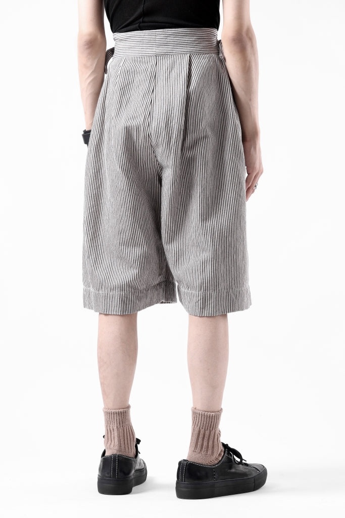 sus-sous gurkha short trousers / Herringbone Hickory