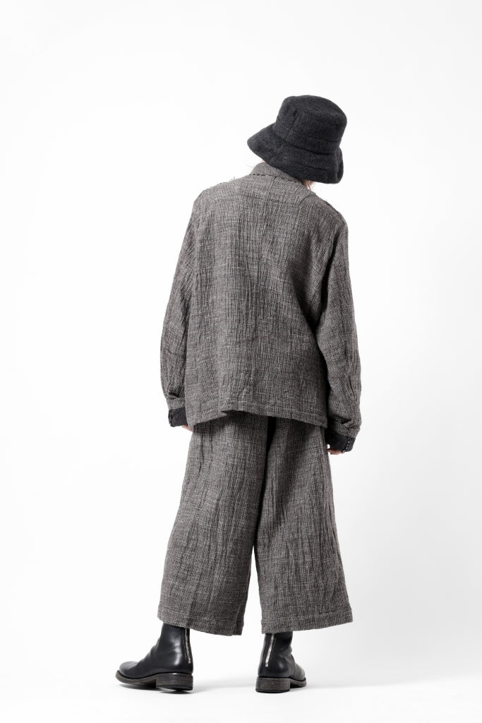 YUTA MATSUOKA double jacket / double weave cotton wool linen