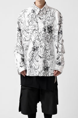 ALMOSTBLACK GRAPHIC PRINT SHIRT