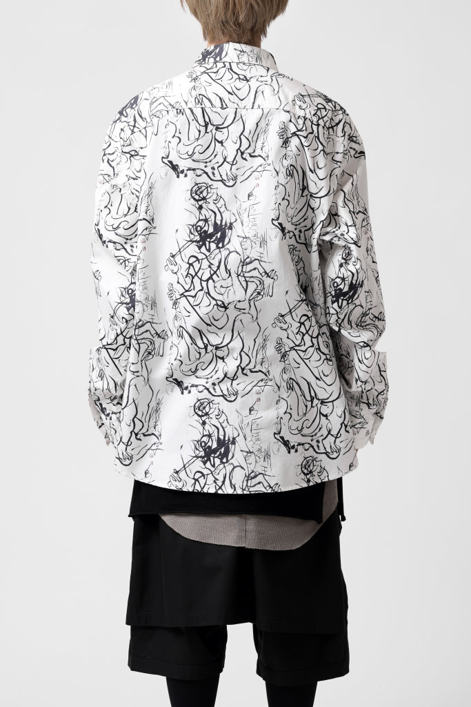 ALMOSTBLACK GRAPHIC PRINT SHIRT