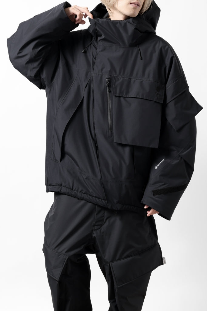 D-VEC x ALMOSTBLACK HOODED JACKET / GORE-TEX PRODUCT 2L PRIMALOFT SHELL