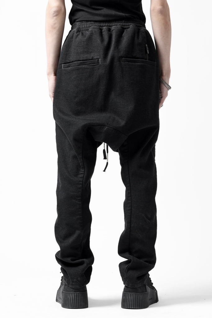 BORIS BIDJAN SABERI LOW CROTCH PANTS / RESIN DYED "P28.4-F1603K"