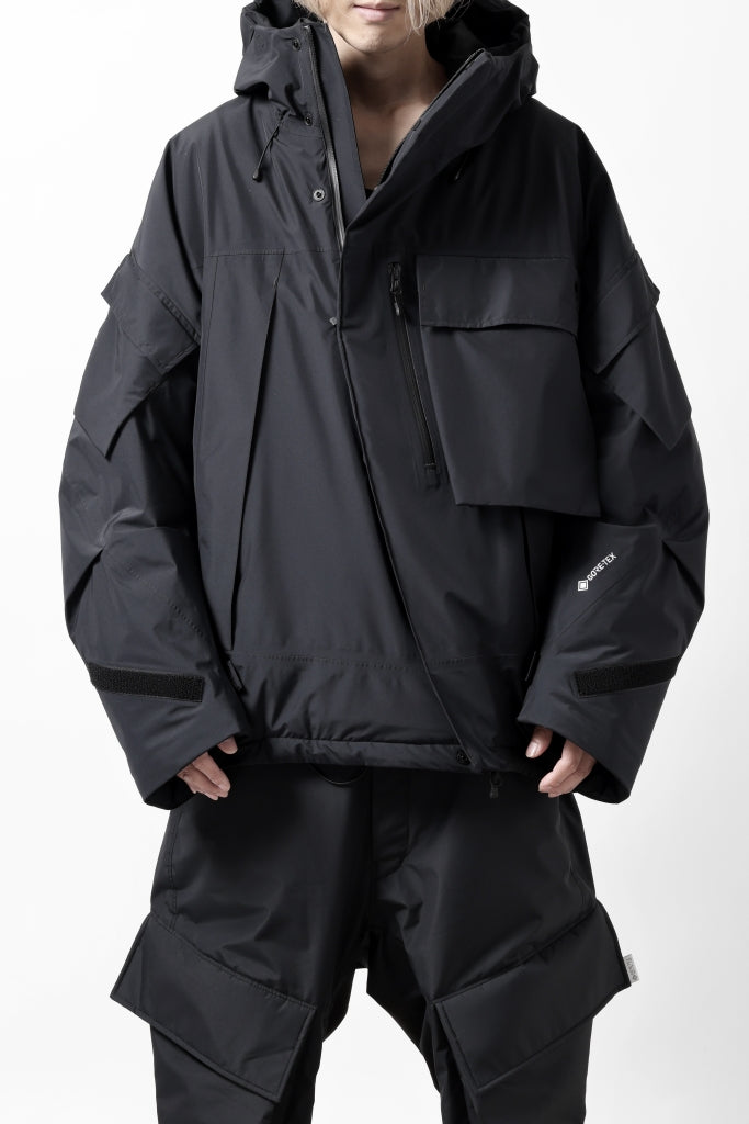 D-VEC x ALMOSTBLACK HOODED JACKET / GORE-TEX PRODUCT 2L PRIMALOFT SHELL