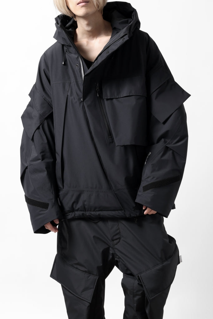 D-VEC x ALMOSTBLACK HOODED JACKET / GORE-TEX PRODUCT 2L PRIMALOFT SHELL