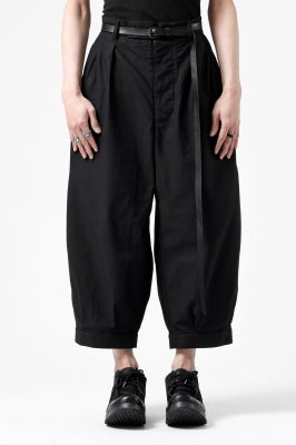 KLASICA GOSSE 2 TUCKED TROUSERS / DRY BACK TWILL