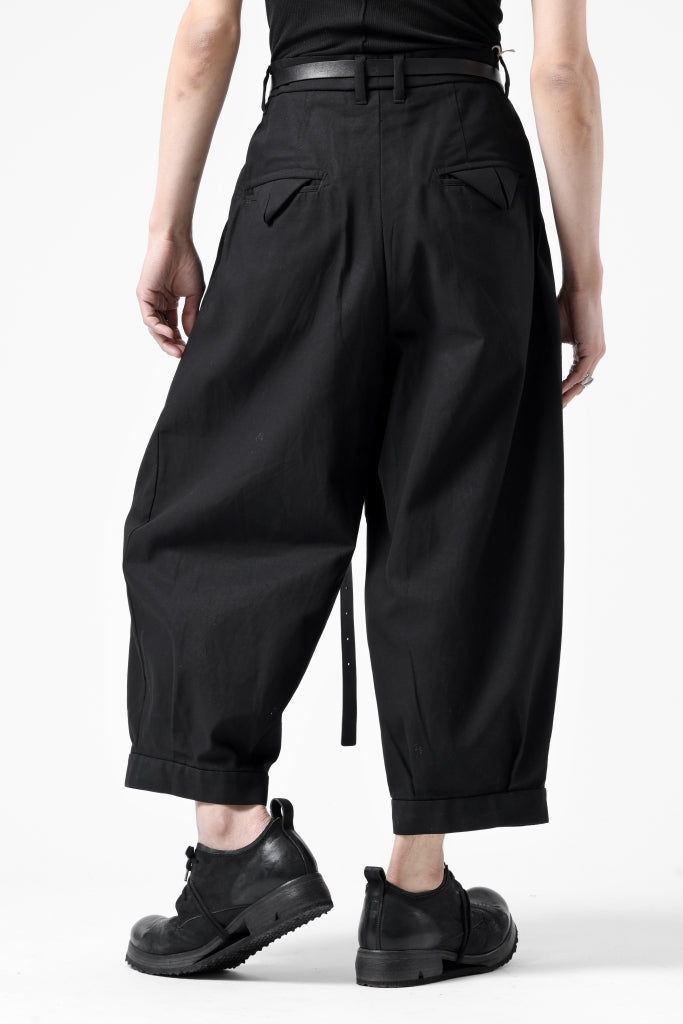 KLASICA GOSSE 2 TUCKED TROUSERS / DRY BACK TWILL