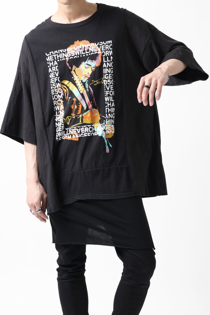 CHANGES VINTAGE REMAKE MULTI PANEL S/S TEE-C