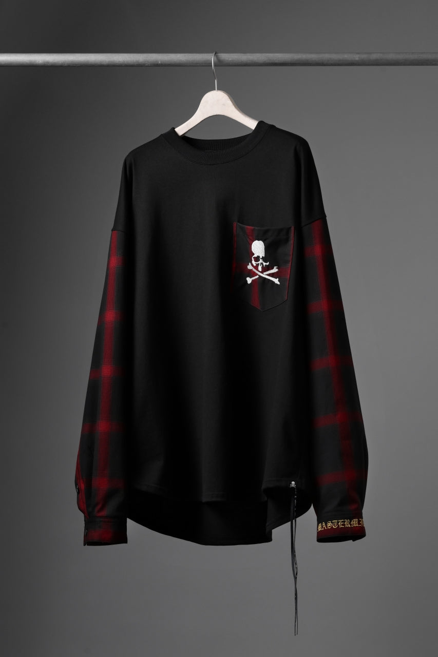 mastermind JAPAN COMBINED CHECK LS TOPS