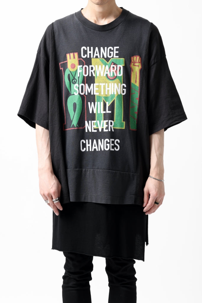 CHANGES VINTAGE REMAKE MULTI PANEL S/S TEE-G