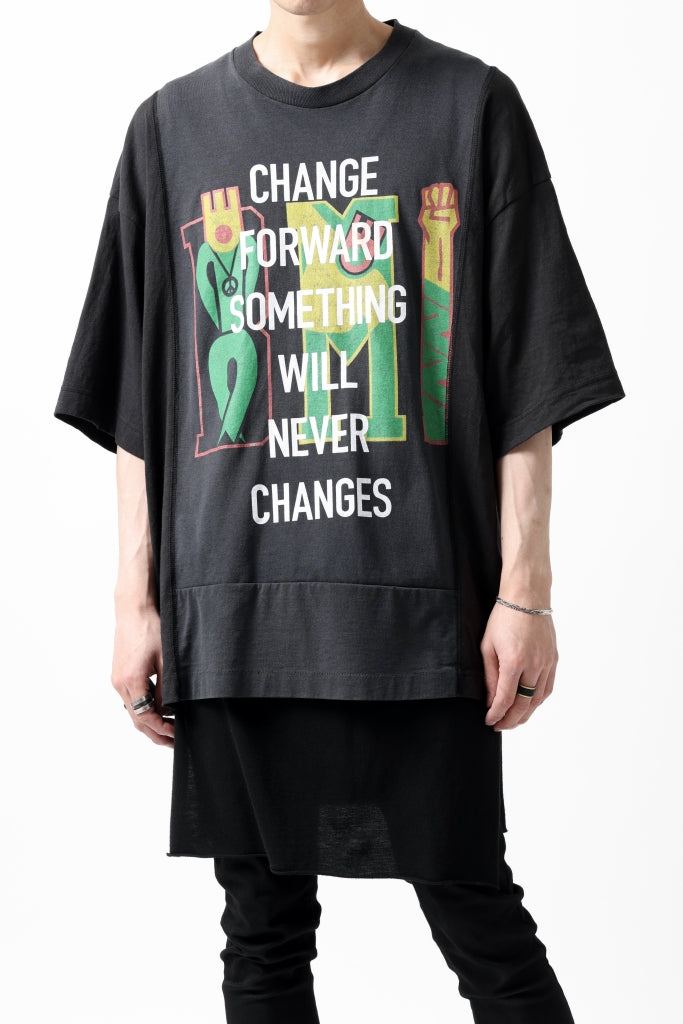 CHANGES VINTAGE REMAKE MULTI PANEL S/S TEE-G