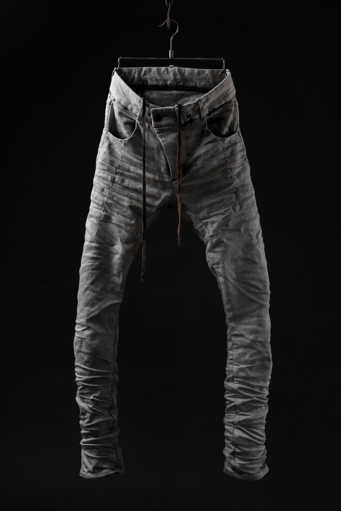 BORIS BIDJAN SABERI TIGHT FIT PANTS / ACID DYED & BODY MOLDED "P13.TF-F1603K"