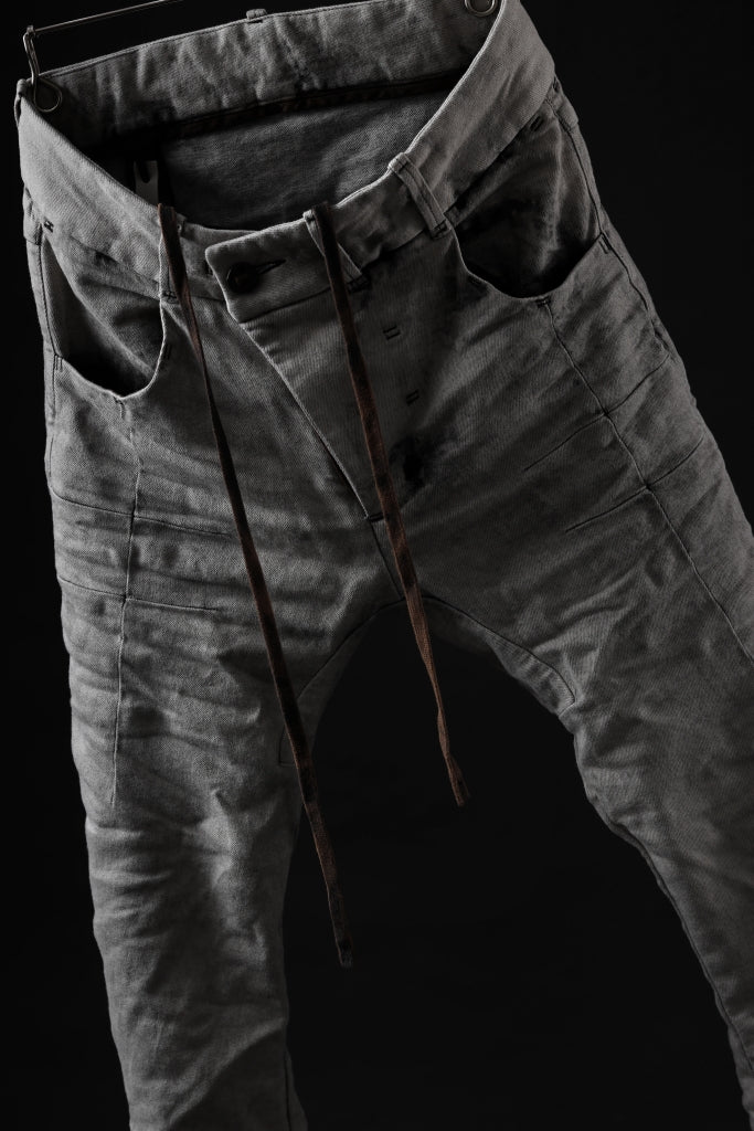 BORIS BIDJAN SABERI TIGHT FIT PANTS / ACID DYED & BODY MOLDED "P13.TF-F1603K"