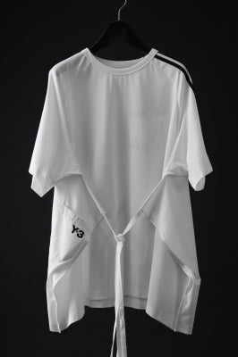 Y-3 SAIL CLOSURE SHORT SLEEVE TEE 