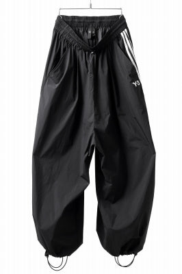 Y-3 Yohji Yamamoto THREE STRIPES SUPER WIDE PANTS / SILKY NYLON