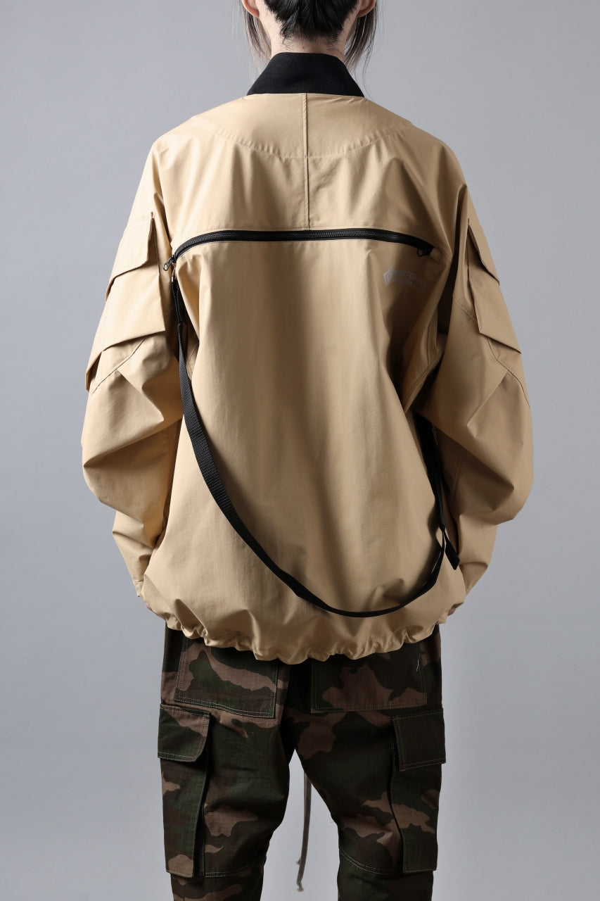 D-VEC x ALMOSTBLACK MA-1 BLOUSON / WINDSTOPPER BY GORE-TEX LABS 3L S.R.G.