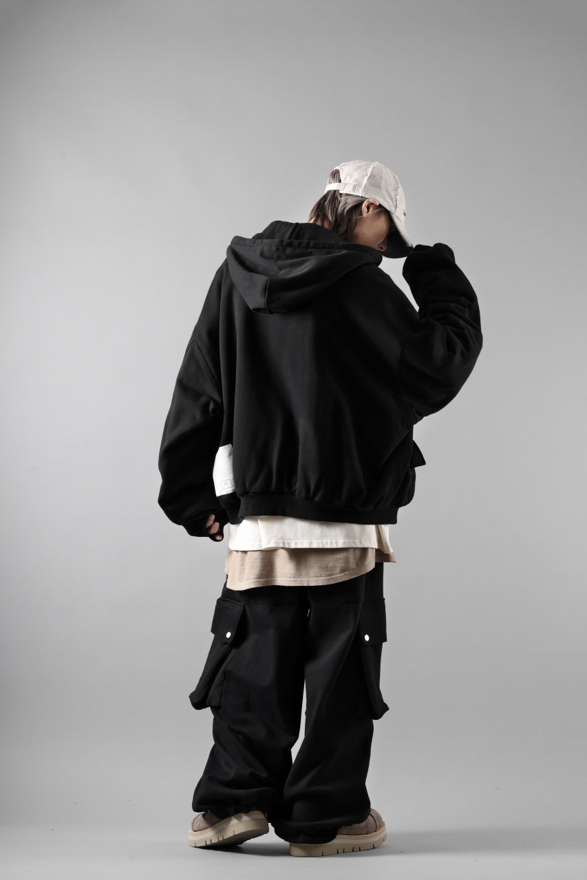 A.F ARTEFACT REVERSIBLE MA-1 HOODIE BLOUSON / COTTON-TERRY