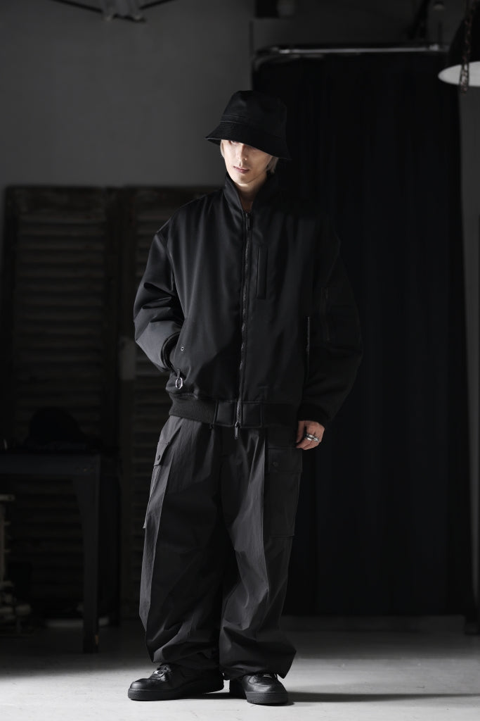 th products 3D Collar MA-1 / wool gabardine