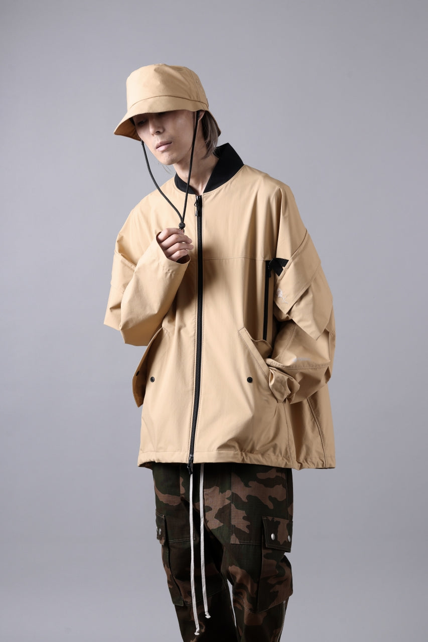 D-VEC x ALMOSTBLACK MA-1 BLOUSON / WINDSTOPPER BY GORE-TEX LABS 3L S.R.G.