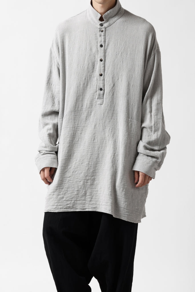 _vital relax sized half button-fly shirt_B