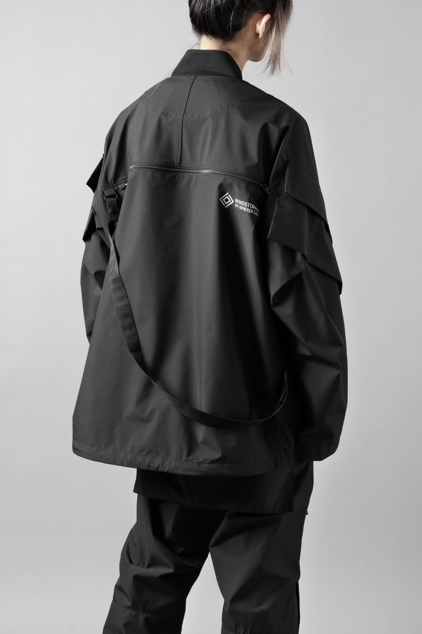 D-VEC x ALMOSTBLACK MA-1 BLOUSON / WINDSTOPPER BY GORE-TEX LABS 3L S.R.G.