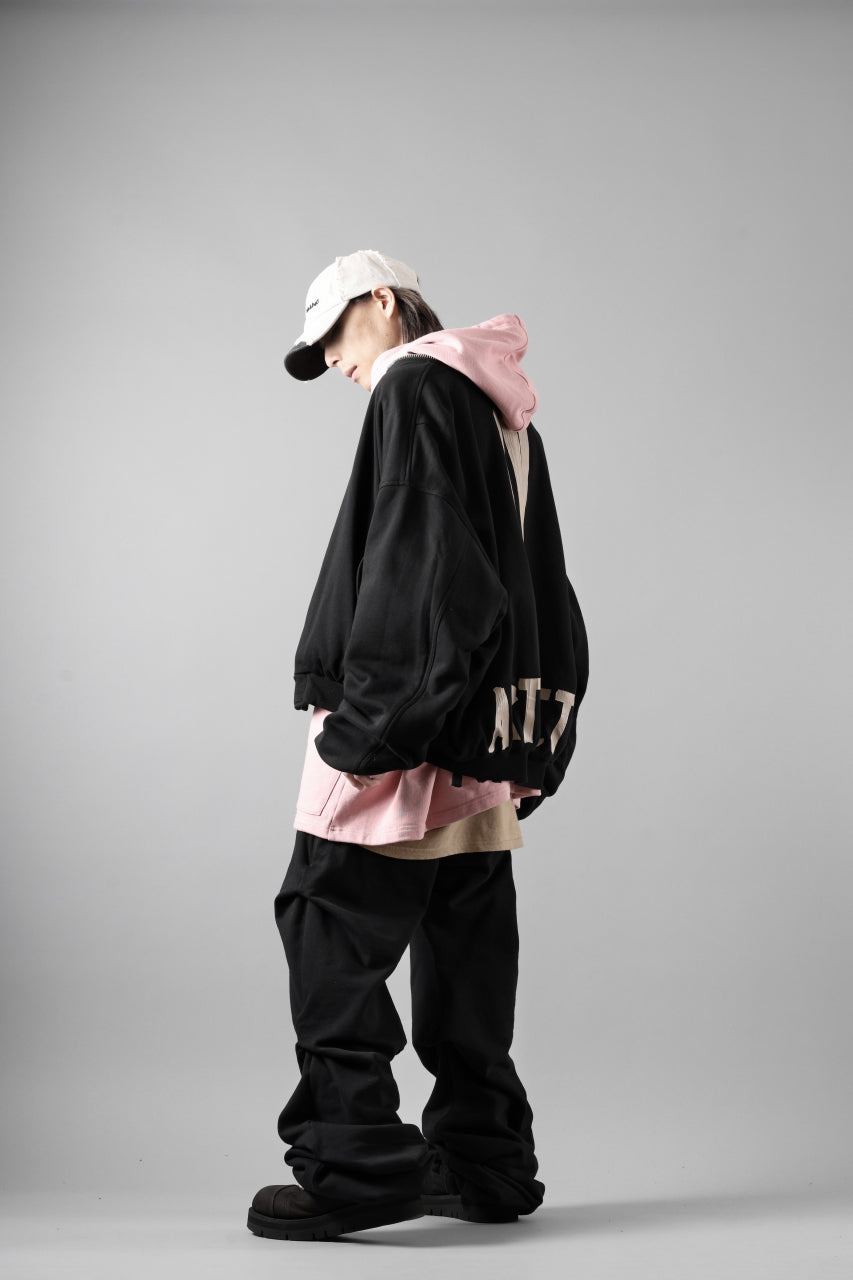 A.F ARTEFACT TUCK VOLUME BAGGY PANTS / COTTON-TERRY