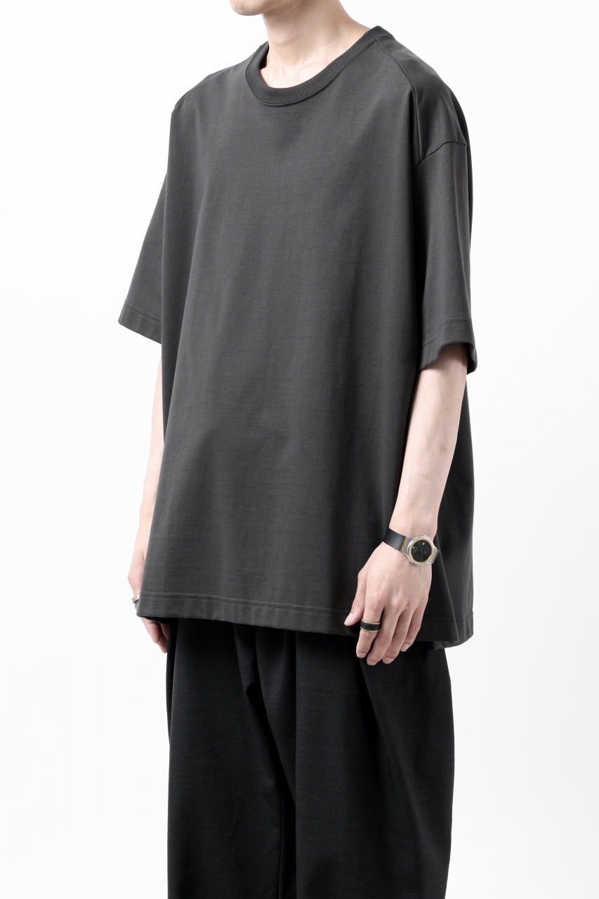 CAPERTICA OVERSIZED H/S TEE / SUVIN COTTON COMPACT JERSEY