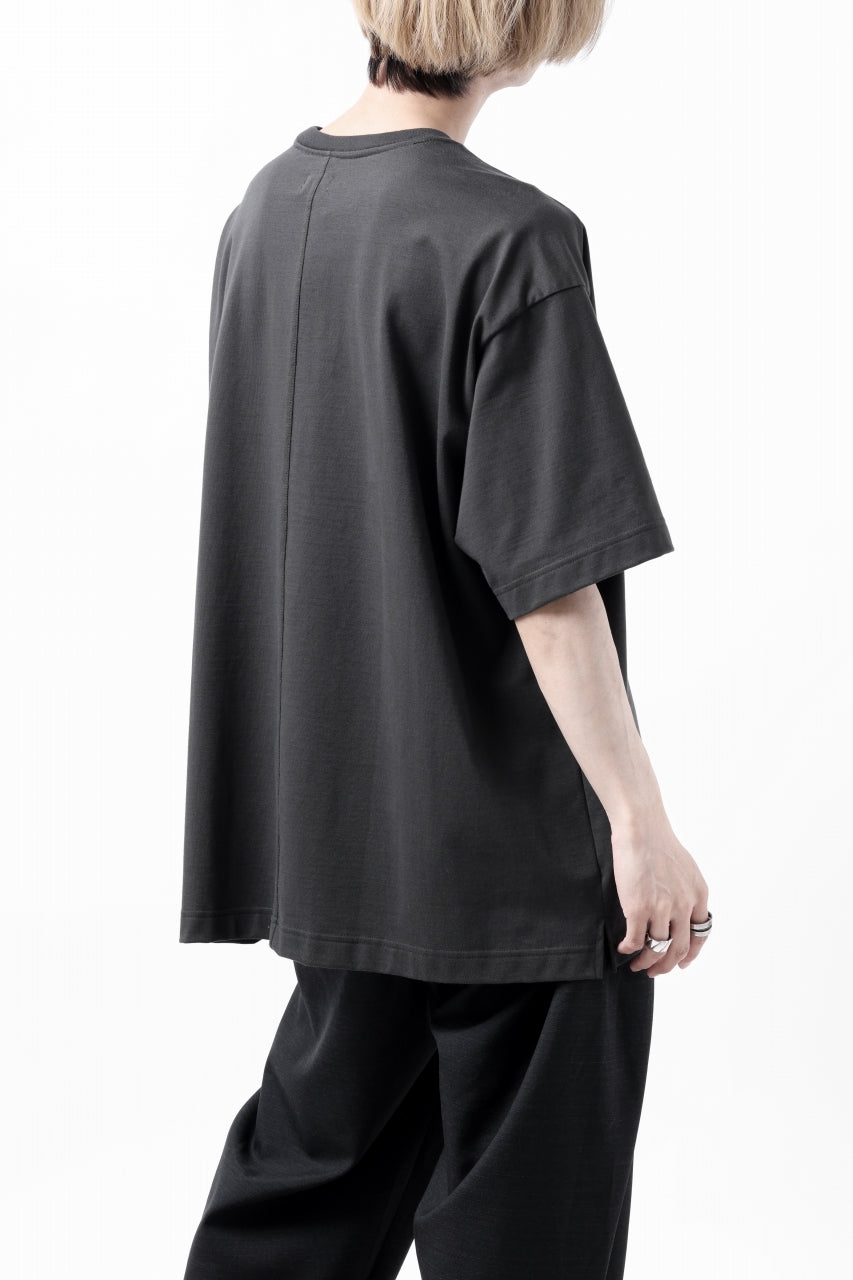 CAPERTICA OVERSIZED H/S TEE / SUVIN COTTON COMPACT JERSEY