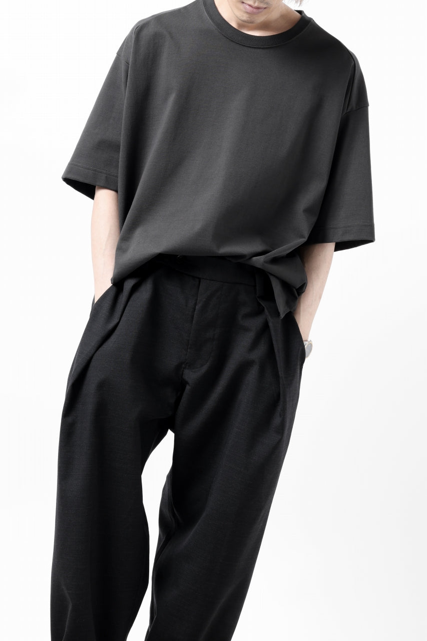 CAPERTICA OVERSIZED H/S TEE / SUVIN COTTON COMPACT JERSEY
