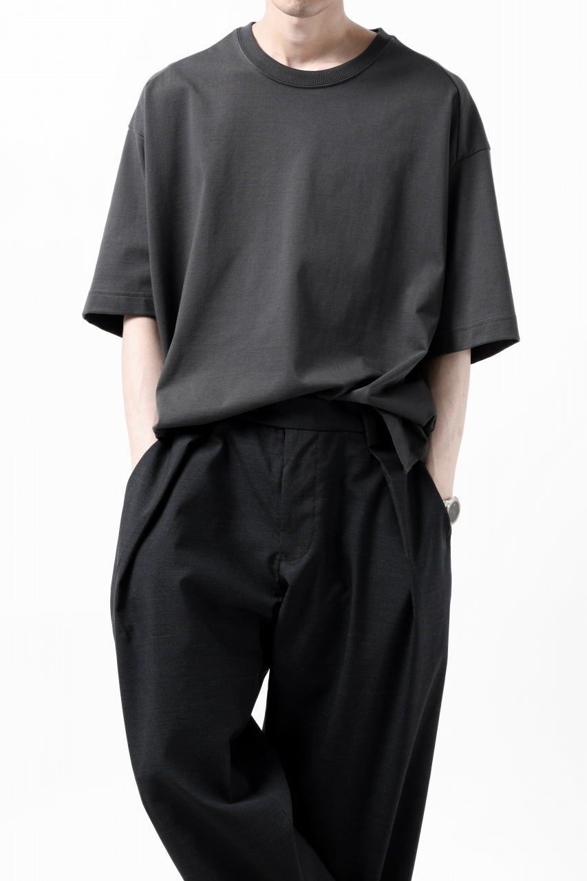 CAPERTICA OVERSIZED H/S TEE / SUVIN COTTON COMPACT JERSEY