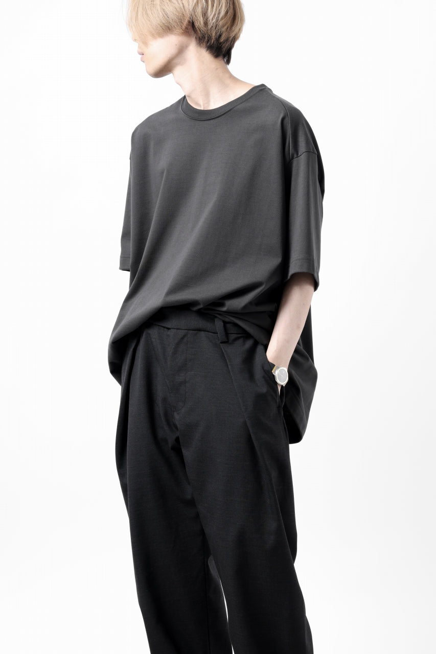 CAPERTICA OVERSIZED H/S TEE / SUVIN COTTON COMPACT JERSEY