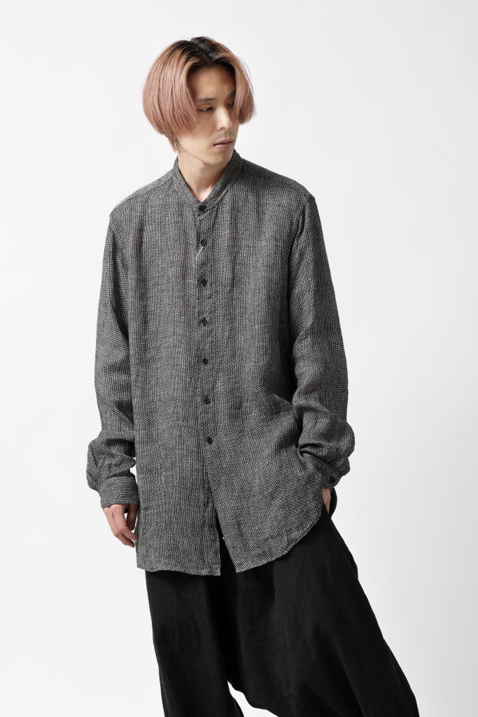 COLINA GRANPA SHIRT / LINEN TWEED