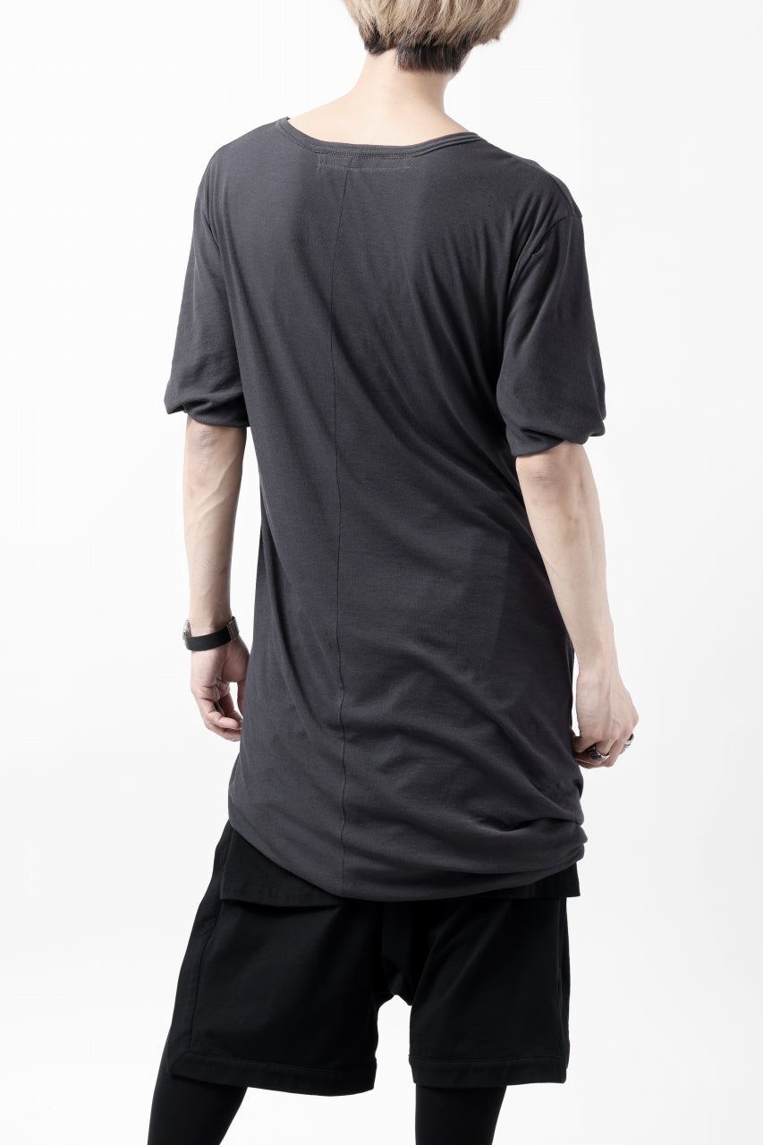 A.F ARTEFACT DOUBLELAYER DRAPE T-SHIRT / SUPIMA C-JERSEY