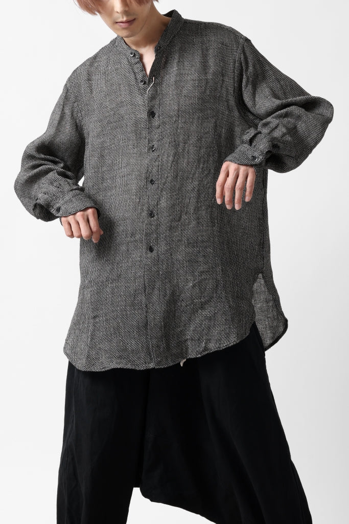 COLINA GRANPA SHIRT / LINEN TWEED