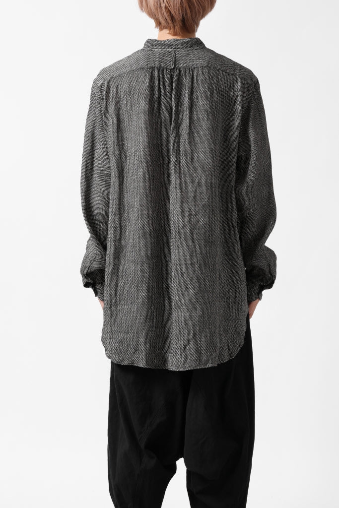 COLINA GRANPA SHIRT / LINEN TWEED