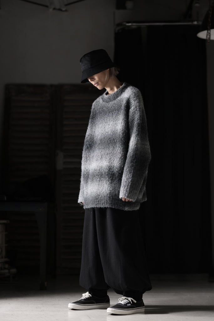 th products Inflated Oversized Crew / 1/4.5 kasuri loop knit