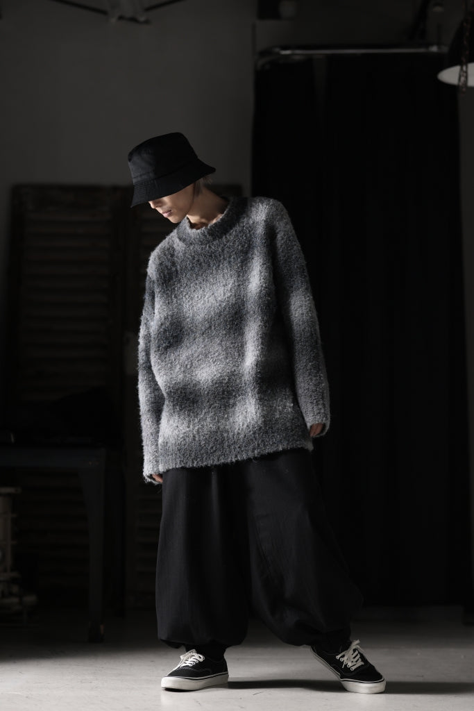 th products Inflated Oversized Crew / 1/4.5 kasuri loop knit